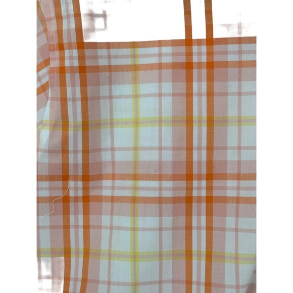 Land's End Button Up Shirt‎ Top Womens Size 18P Plaid Cowboy Cowgirl Western - Picture 5 of 8